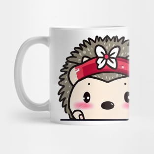 Sneaky japanese hedgehog so cute Mug